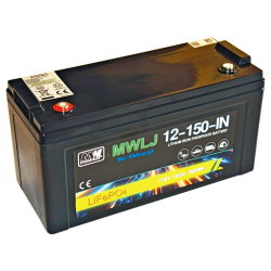 Akumulator Litowy MWLJ  LiFePO4 150Ah 12V BMS 14,7Kg Bluetooth 3-Lata Gwarancji Nowy Model 2026!!!